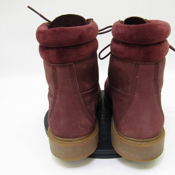 Timberland Boots Womens 9 Brown Burgundy Primaloft 400 Gram Streetwear Winter - Picture 4 of 6